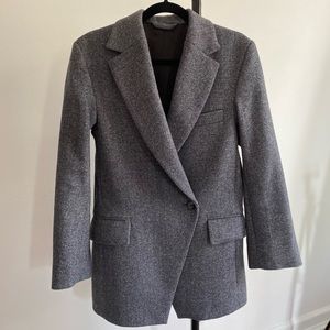 Oversized Asymmetric Single Breasted Blazer